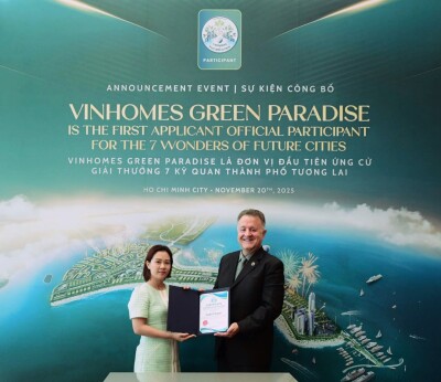 Vinhomes Green Paradise Jadi Peserta Resmi Pertama Kampanye Global “7 Wonders of Future Cities”