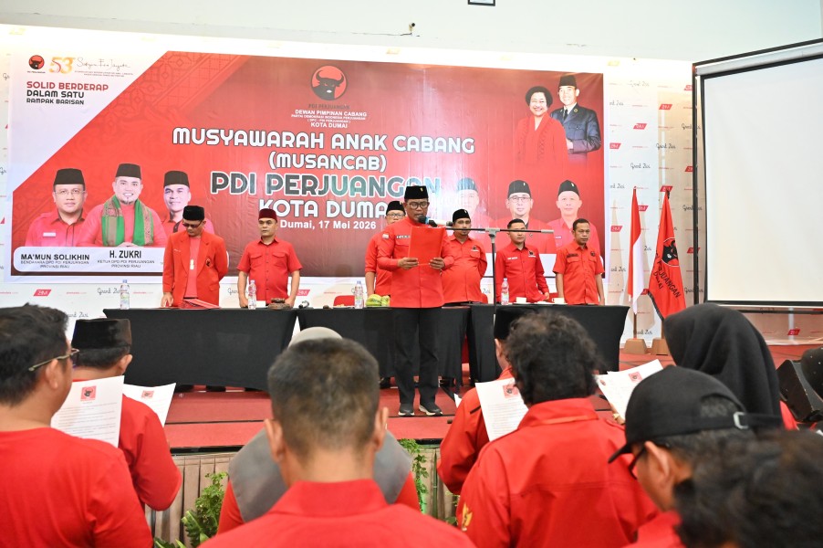 Musancab PDI Perjuangan Dumai Jadi Momentum Penguatan Struktur Hingga Akar Rumput