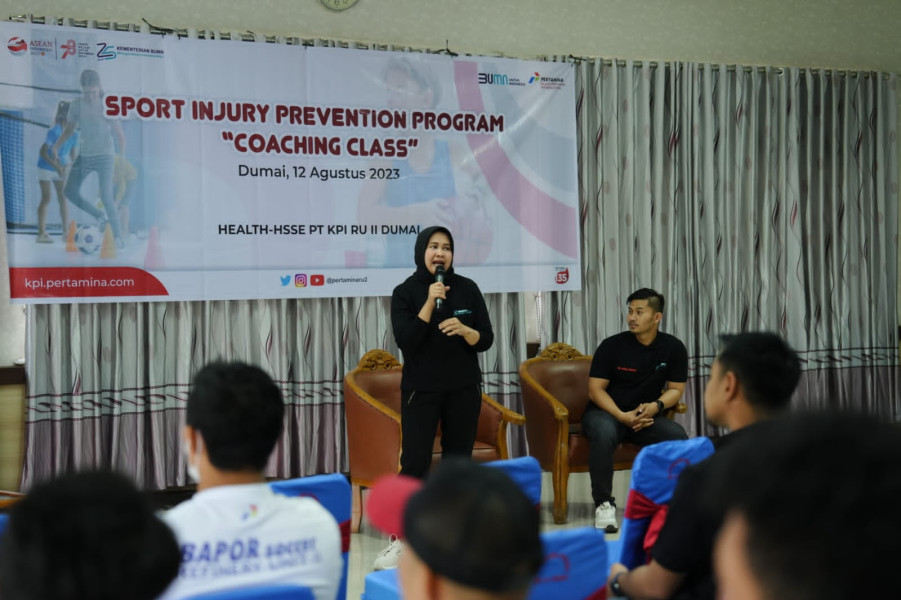 PT KPI Unit Dumai Meriahkan Momen HUT ke-78 RI dengan Rangkaian Edukasi Pencegahan Cedera Olahraga