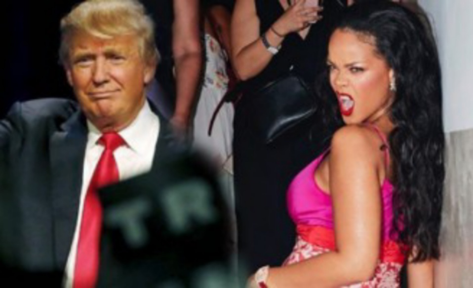Donald Trump Diprotes Rihanna Karena Lagunya Dipakai untuk Kepentingan Politik