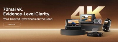 70mai Luncurkan Seri Dash Cam 4K: Video 4K Asli dengan Kejelasan Setara Bukti