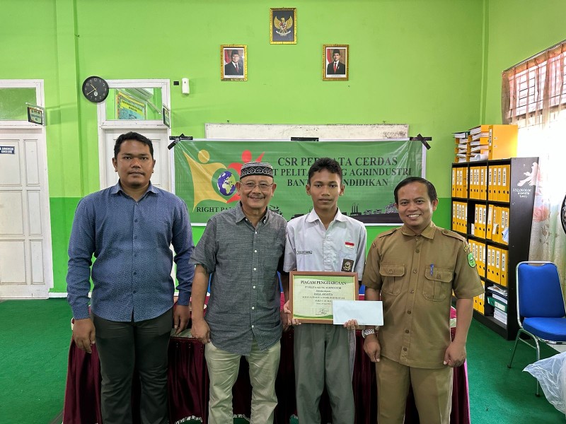 CSR pendidikan kembali dilaksanakan oleh PT Pelita Agung Agrindustri