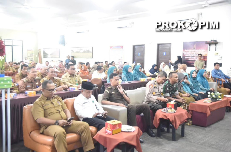 Upaya Percepatan Penurunan Stunting, Pj Bupati Inhil dan Stakeholder Teken Komitmen Bersama