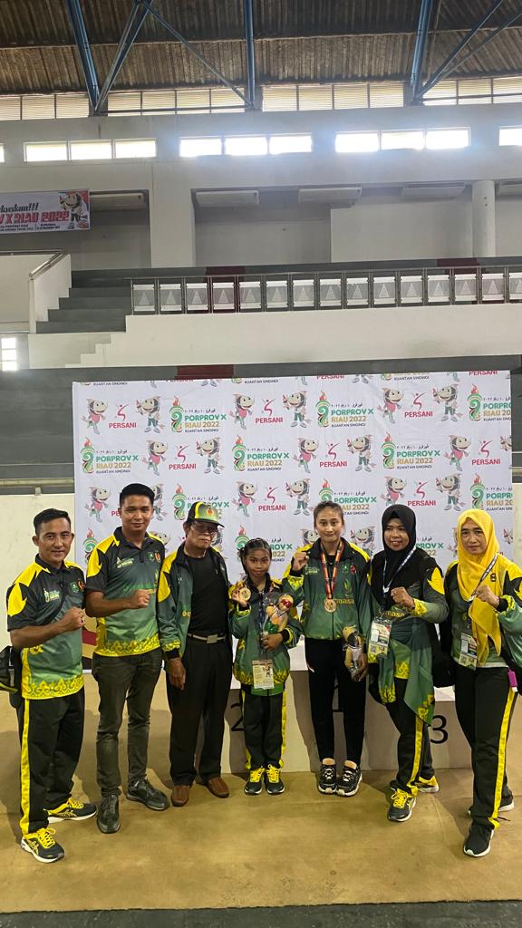 Cabor Senam Kabupaten Bengkalis Sabet Dua Medali Emas