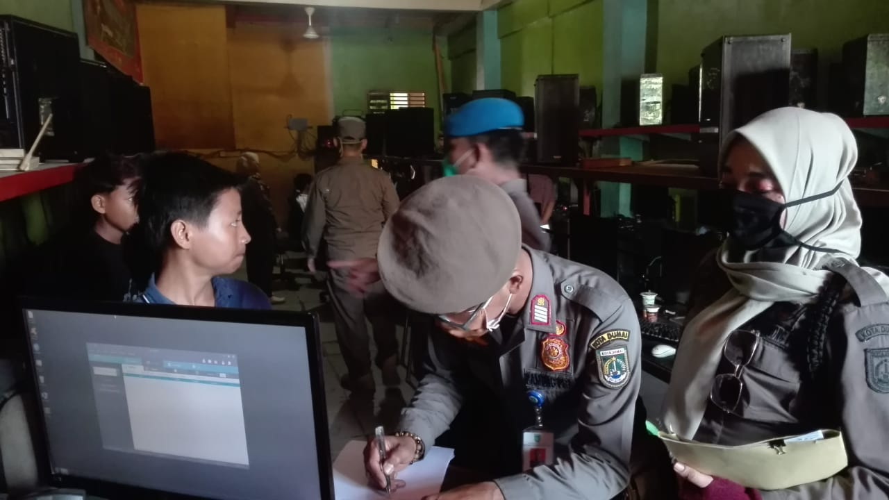 Satpol PP Dumai Razia Warnet yang 