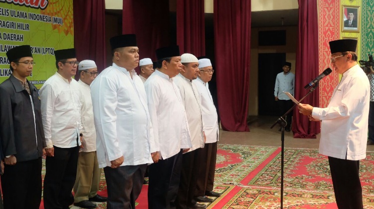 Bupati Inhil Kukuhkan Forum Ulama dan Umara' Inhil