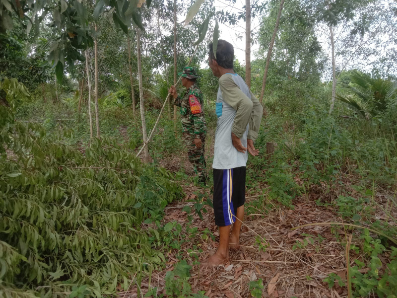 Serda Agustinus Berikan Pemahaman Tentang Pencegahan Karhutla ke Masyarakat