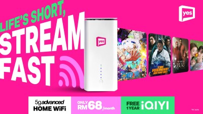 Yes Membawa Hiburan Maksimal dengan Broadband 5G Advanced + Akses iQIYI Gratis 1 Tahun