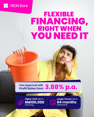 AEON Bank Membantu Meringankan Keterbatasan Anggaran Musim Perayaan melalui Personal Financing-i (PF-i) yang Praktis dan Bebas Repot