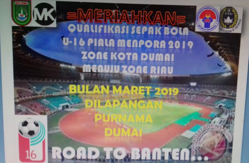 Kualifikasi Menpora Cup 2019 U-16 Zona Dumai Segera Digelar
