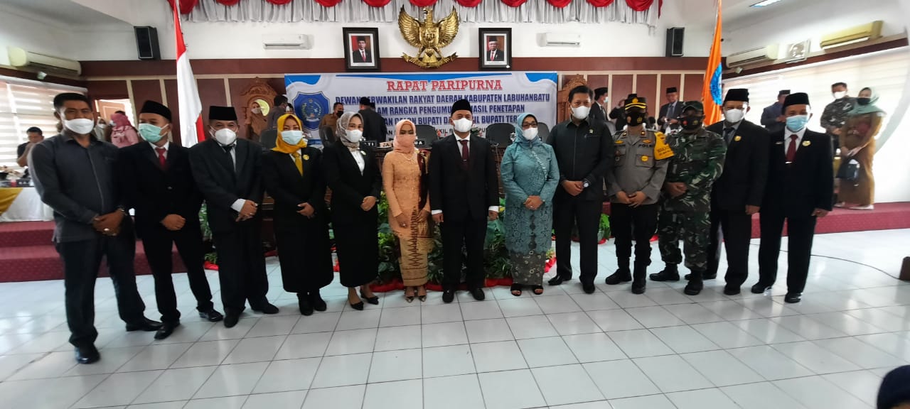 DPRD Umumkan Bupati dan Wakil Bupati Labuhanbatu Terpilih Dalam Rapat Paripurna