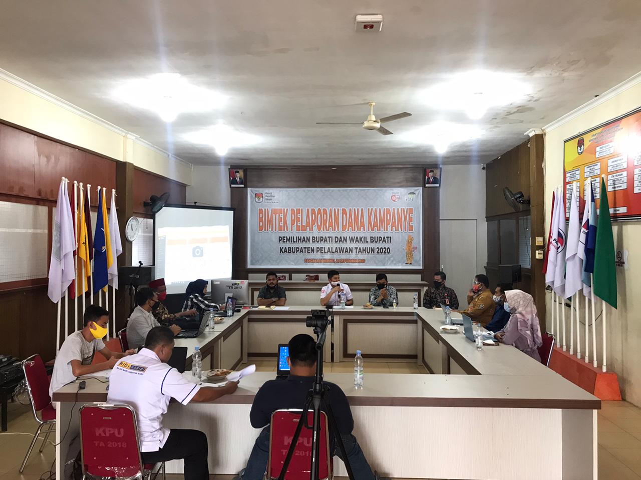KPU Pelalawan Gelar Rapat Pleno Penetapan Paslon Bupati dan Wakil Bupati