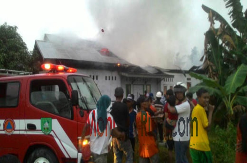 Ditinggal Mandah, Rumah Permanen Milik Warga Duri Ludes Dilalap Sijago Merah