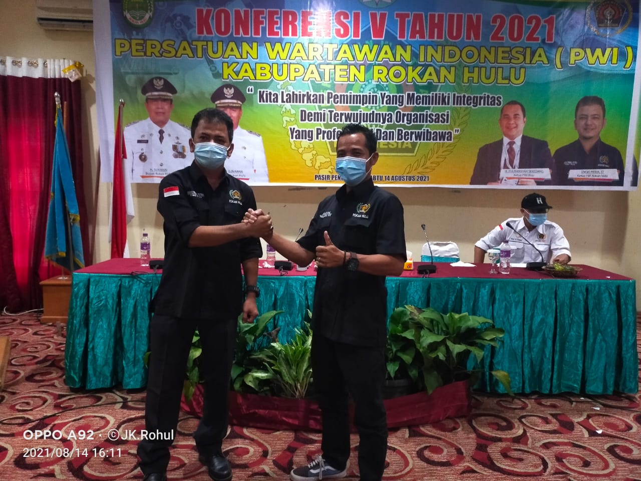 Amin Syukri Terpilih Sebagai Ketua PWI Rohul Periode 2021-2024