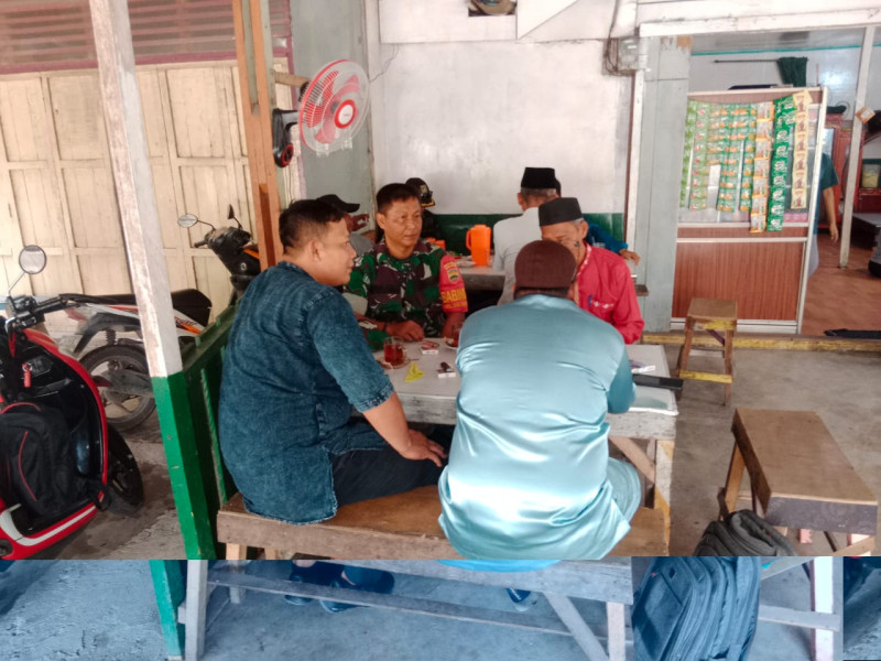 Temui Perwakilan Tokoh, Serda Bambang Irwanto Laksanakan Komsos