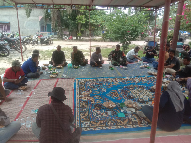 Jaga Wilayahnya Dari Tindakan Kejahatan, Sertu Afnal Laksanakan Komsos