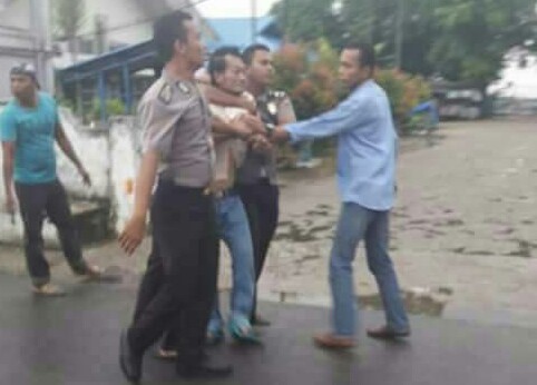 Bank Riau Kepri Tembilahan Diteror Lagi, Pelaku Kali Ini Berhasil Dikejar