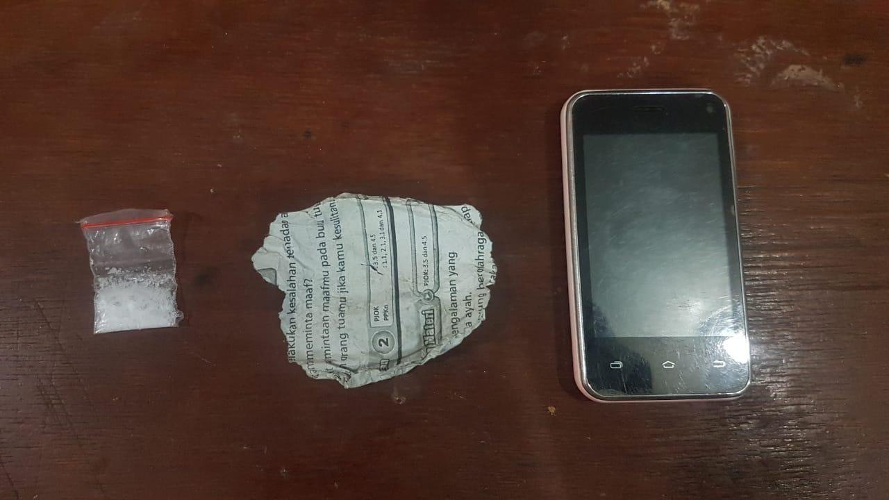 Bertransaksi Sabu Seorang Buruh Diamankan Aparat Polsek Mandau