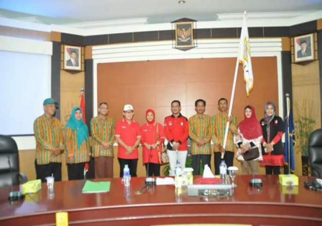 Walikota Dumai Lepas Peserta KTNA Dumai Ikuti Penas XV Di Aceh