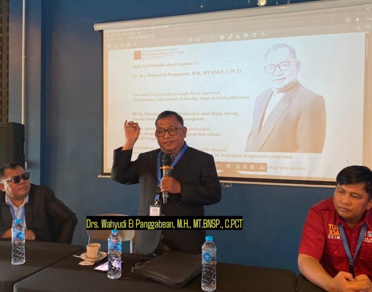 Wahyudi El Panggabean: Sebagian Besar Wartawan Indonesia tidak Paham Kode Etik Jurnalistik