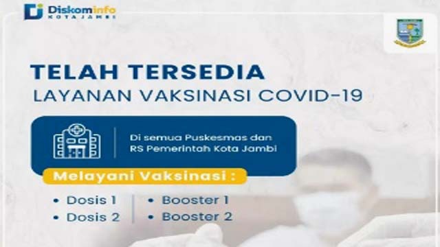 Pemkot Jambi Terus Mengajak Masyarakat Laksanakan Vaksinasi Covid 19