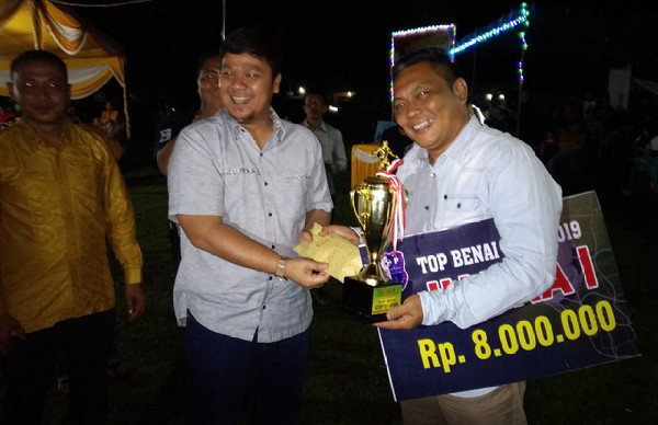 Ketua DPRD Kuansing Tutup Turnamen Sepakbola TOP Benai