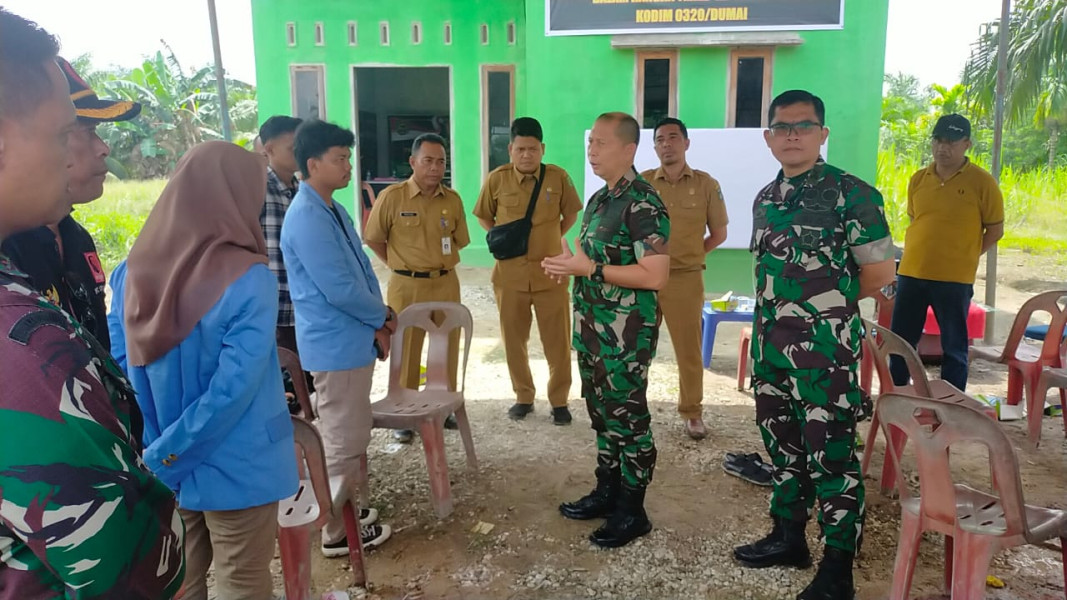 TMMD ke 117, Brigjen TNI Dany Rakca Andalasawan Selaku PKP Meninjau Langsung Kegiatan
