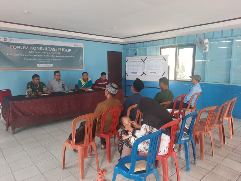 Forum Komunikasi Publik Dihadiri Oleh Pelda Hendrianto