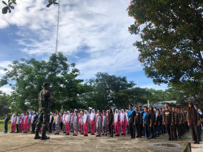 Serda Sugianto Latih Siswa PBB di Masa PLS