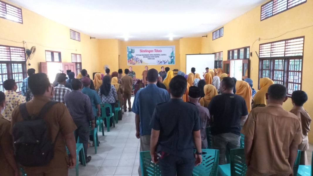 Kapten Arh M.I Daulay Hadiri Bintek Cantik