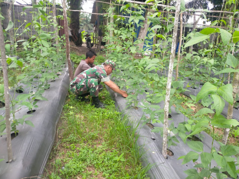 Sertu Arjuna Endar Laksanakan Giat Pendampingan Karya Nyata