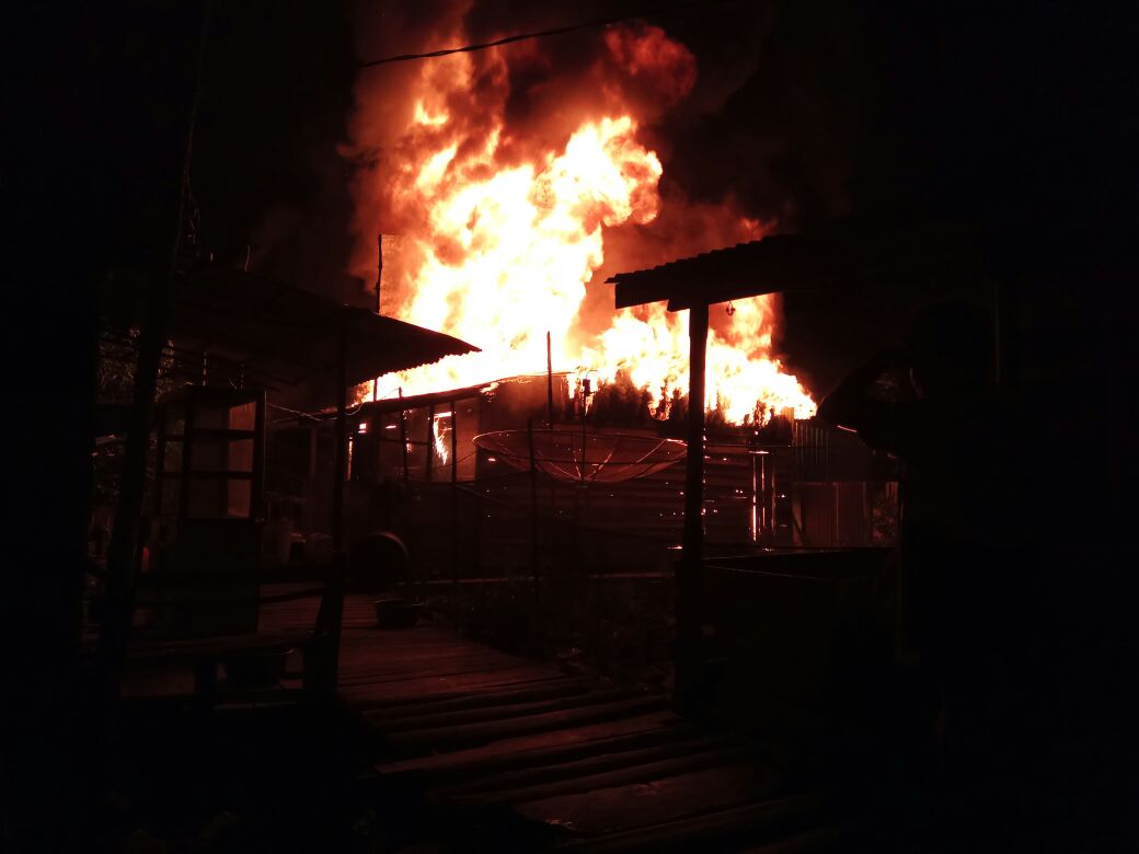 Kebakaran, 1 Unit Rumah di Simbar Ludes Jadi Arang