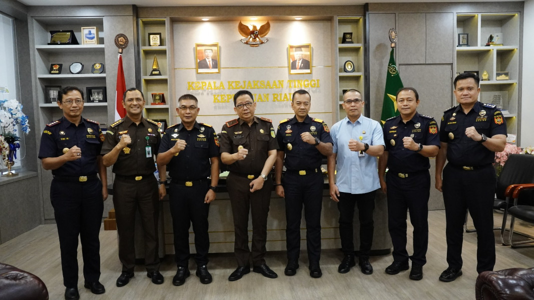 Kajati Kepri Terima Kunker & Silaturrahmi Jajaran DJBC Khusus Kepulauan Riau