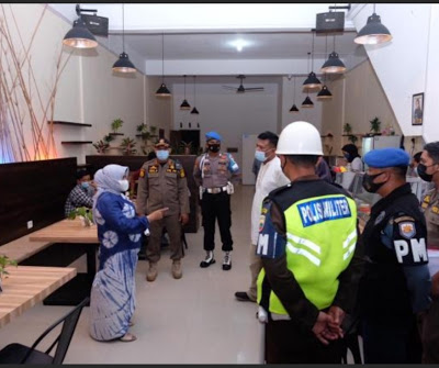 Angka Covid-19 Meningkat, Walikota Tanjungpinang beserta Satpol PP, TNI dan Polri Lakukan Sidak