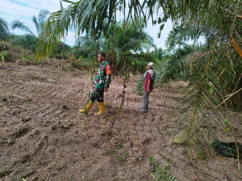 Babinsa Koramil 03 SS Gencar Sosialisasikan Bahaya Karhutla di Batu Tritip