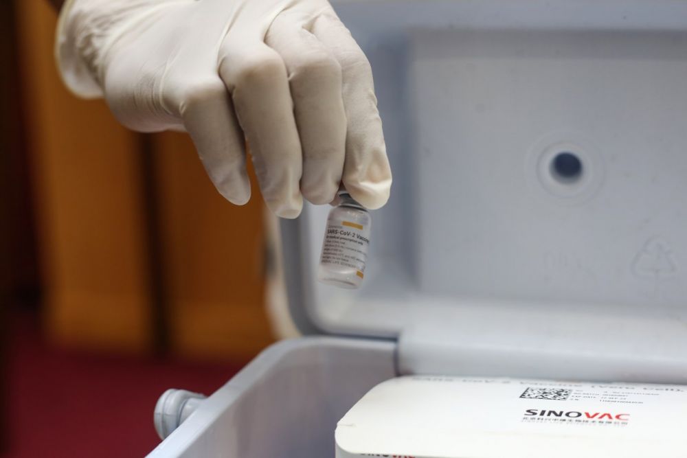 Polresta Pekanbaru Gelar Vaksinasi di Ponpes