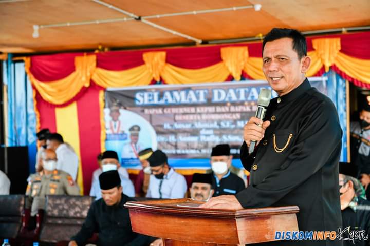 Gubernur Ansar Bersilaturahmi dengan Masyarakat Kundur