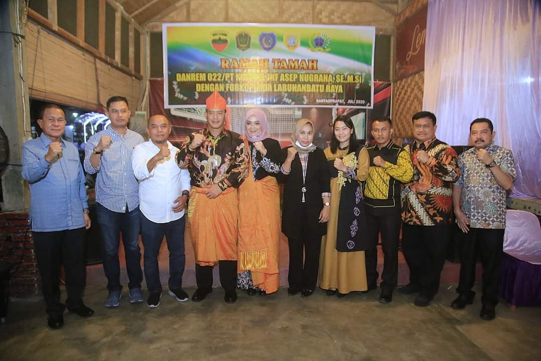Forkopimda Labuhanbatu Raya Jalin Silaturahmi Bersama Danrem 022/PT