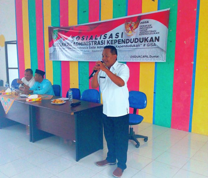 Disdukcapil Dumai Gelar Sosialisasi Program GISA