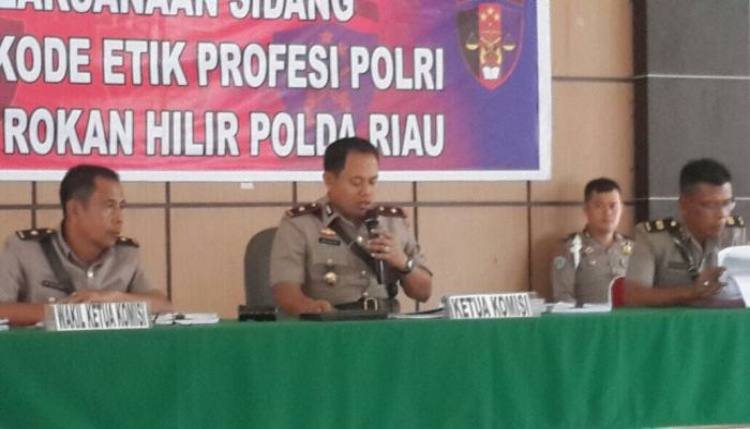 Polres Rohil Berhentikan Tiga Personilnya Secara Tidak Hormat