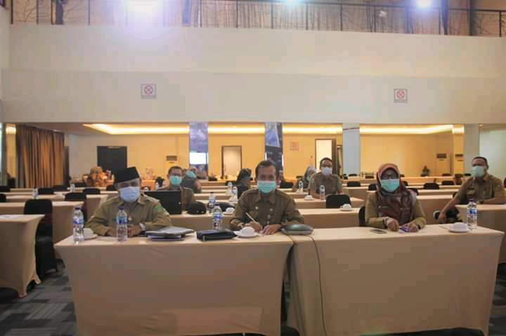 Terkait Vaksinasi Covid-19, Pemko Dumai Hadiri Pertemuan Virtual Dengan Wamenkes