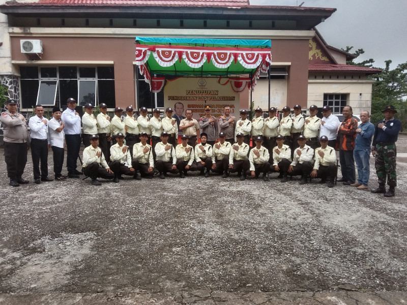 Dir Binmas Polda Riau Hadiri Penutupan Diklat Satpam Gada Pratama Angkatan ke 3