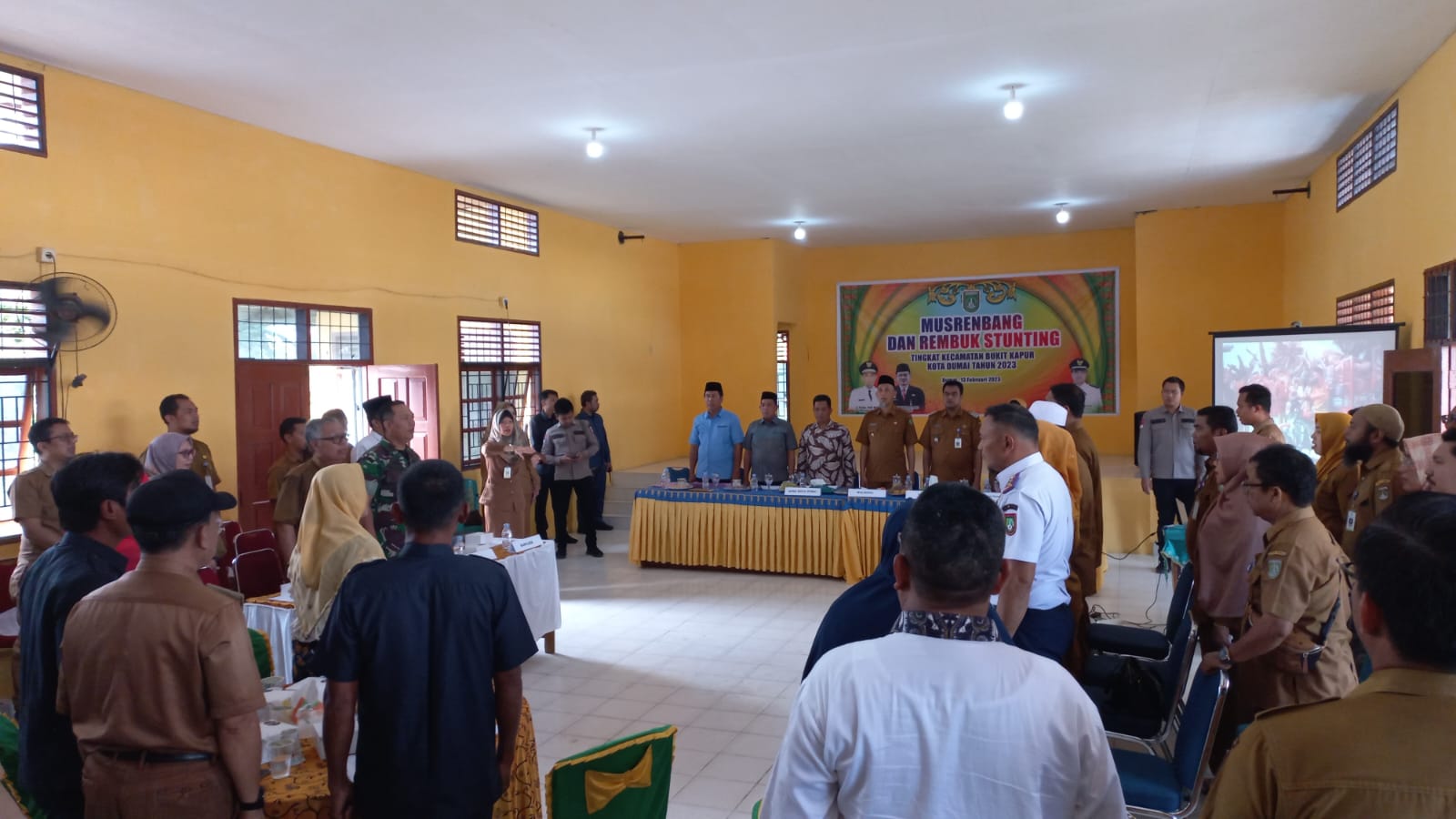 Danramil 02 Hadiri Kegiatan Musrenbang Bukit Kapur
