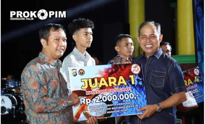 Pj Bupati Inhil Hadiri Malam Syukuran Hari Bhayangkara Ke-78
