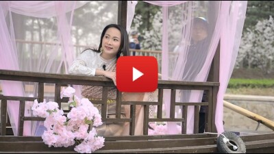 Enchanting journey through Beijing's Chaoyang Garden Festival, where nature meets Oriental romance