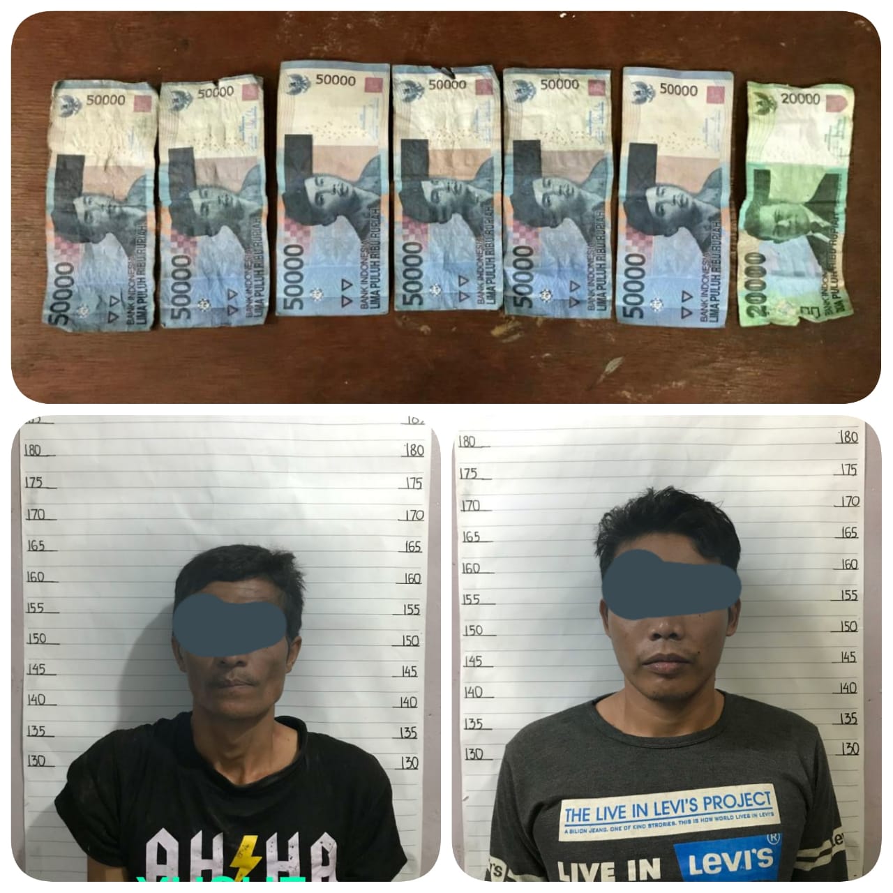 Dua Orang Pengedar Uang Palsu Ditangkap di Duri XIII