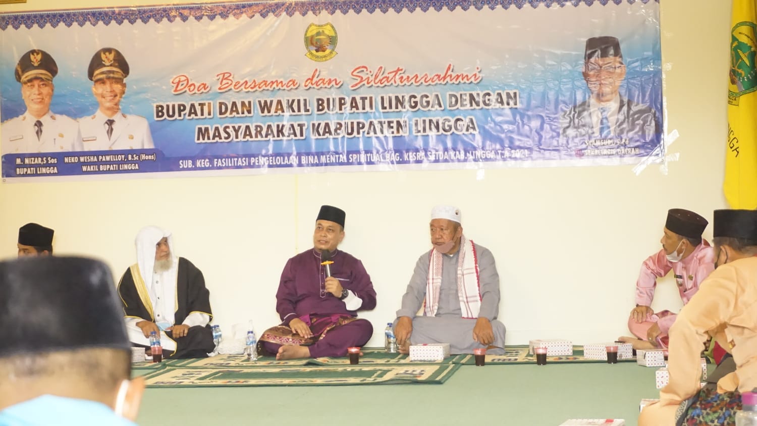 Bupati Lingga Doa Bersama akan Dibuat disetiap Wilayah Kabupaten Lingga Demi terajutnya Silaturahmi 