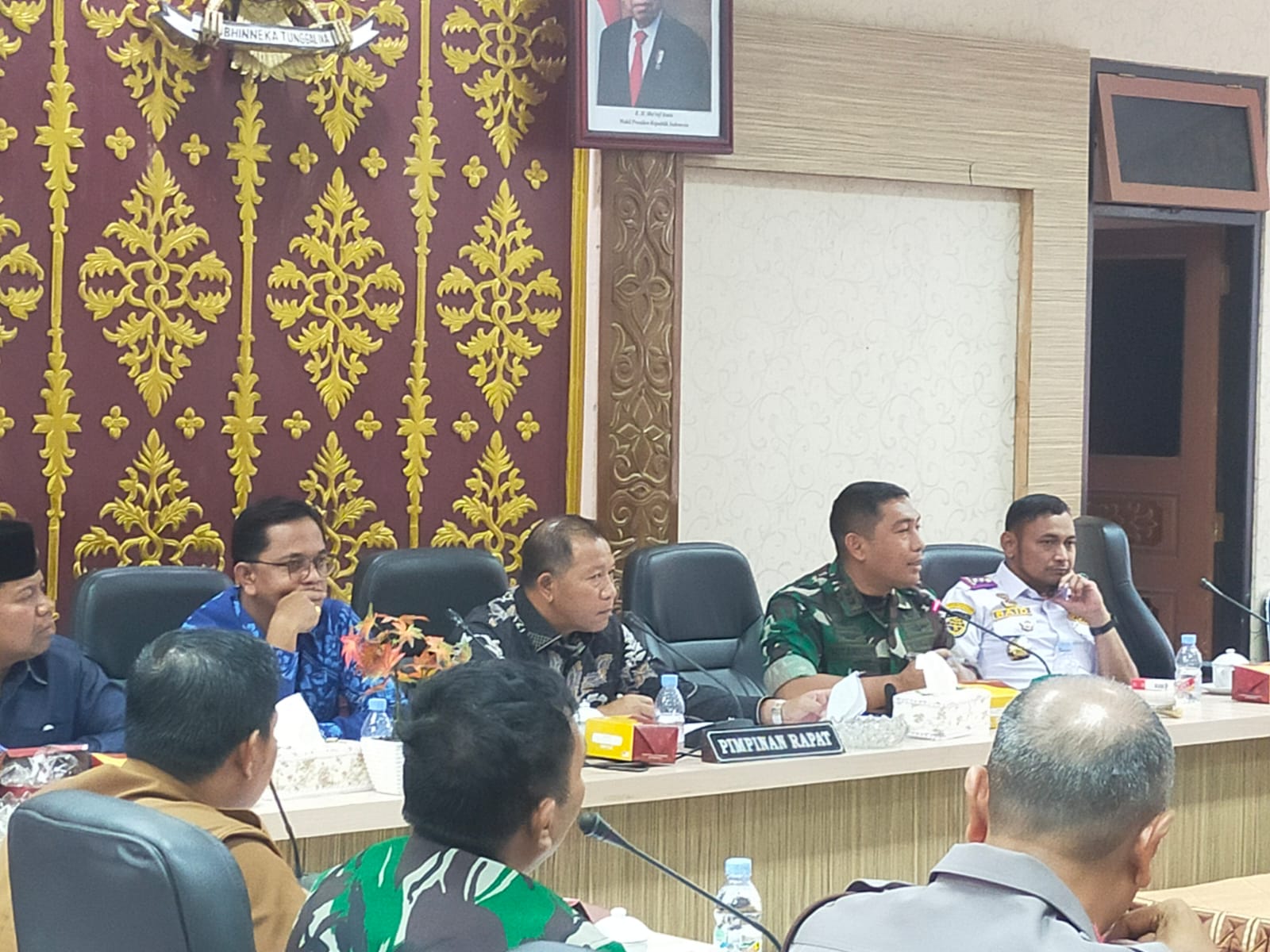 Bahas Soal Jam Operasional, PKS Danramil Medang Kampai Dampingi Dandim 0320/Dumai