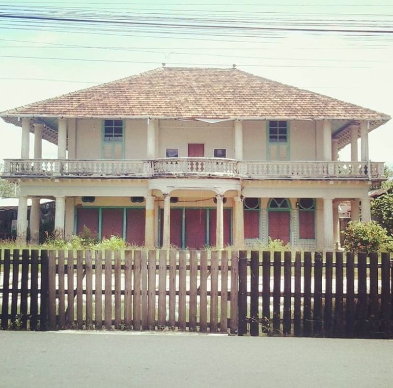 Bangunan Tua Rumah Kapiten Sungai Pakning Jadi Situs Sejarah