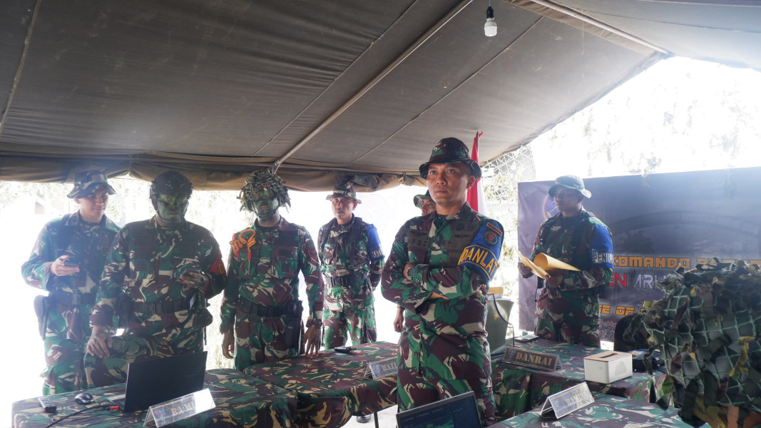 Lindungi Objek Vital Nasional, Denarhanud 004/WSBY Laksanakan Uji Siap Tempur